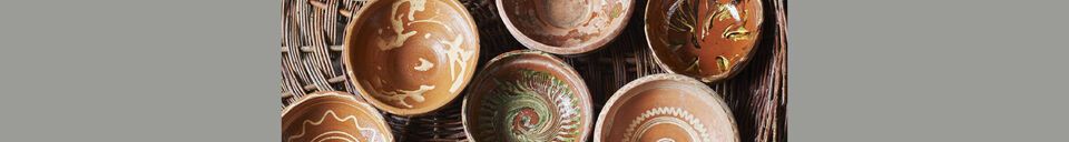 Material Details Ecobol recycled earthenware bowl