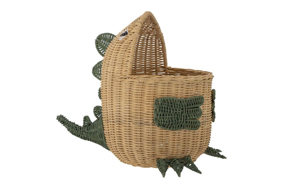 Eddi beige rattan basket Bloomingville