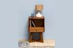 Miniature Electra dark wood bedside table 2