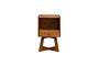 Miniature Electra dark wood bedside table Clipped