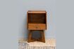 Miniature Electra dark wood bedside table 4