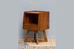 Miniature Electra dark wood bedside table 6