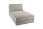 Miniature Element chaise longue in Toronto grey fabric Clipped