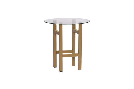 Elevate green ash wood side table Clipped