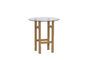 Miniature Elevate green ash wood side table Clipped