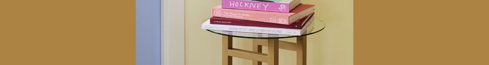 Material Details Elevate green ash wood side table