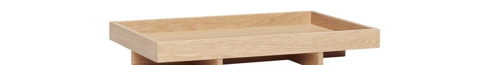 Material Details Elevate light oak veneer top