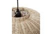 Miniature Ellipse suspension lamp in light rattan Chand 6