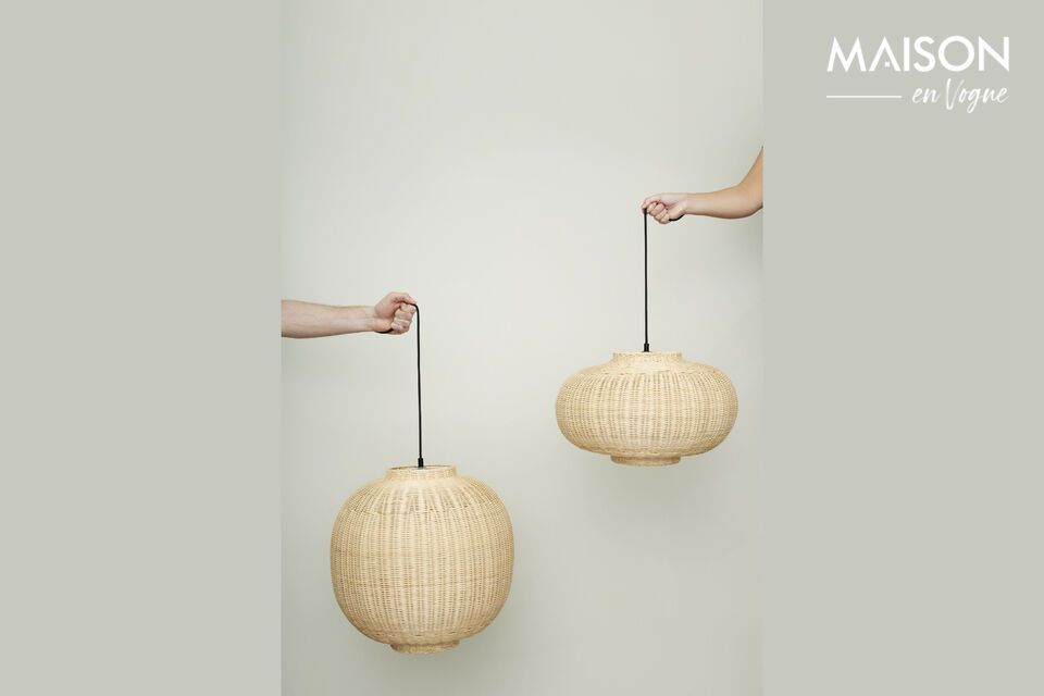 Made from rattan