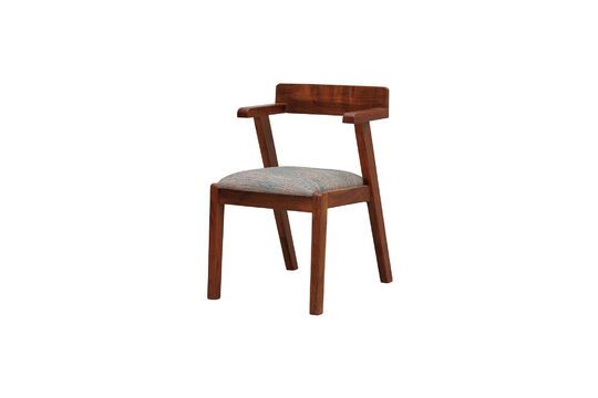 Ellis dark wood chair Clipped