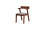 Miniature Ellis dark wood chair Clipped