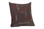 Miniature Elodie brown cotton cushion Clipped