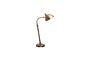 Miniature Emera gold brass table lamp Clipped