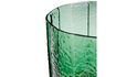 Miniature Emerald green glass vase 5