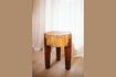 Miniature Empoli dark wood stool 4