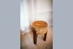 Miniature Empoli dark wood stool 6