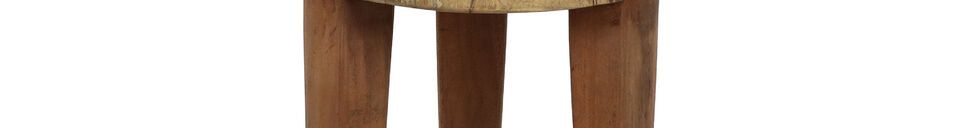 Material Details Empoli dark wood stool