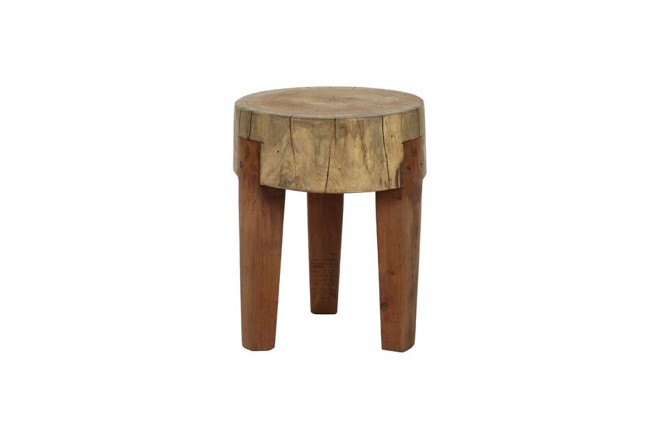 Empoli dark wood stool Pomax