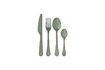 Miniature Enamel stainless steel and white-green enamel flatware 1