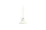 Miniature Enamoof ivory enamel pendant light Clipped