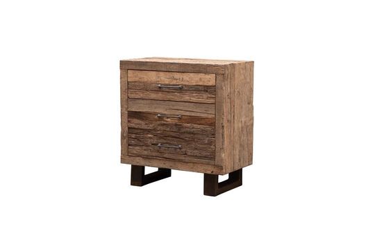 Endor dark wood chest of drawers Clipped