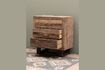 Miniature Endor dark wood chest of drawers 5