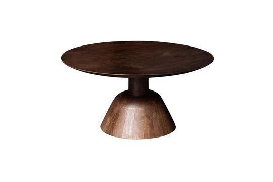 Everdel dark wood coffee table Clipped