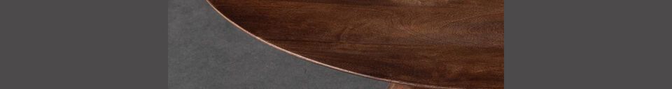 Material Details Everdel dark wood coffee table