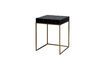 Miniature Evora black and gold ceramic side table 4