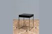 Miniature Evora black and gold ceramic side table 1