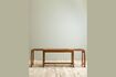 Miniature Extendable dark wood bench 4