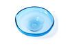 Miniature Eye light blue glass dish 1