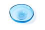 Miniature Eye light blue glass dish Clipped