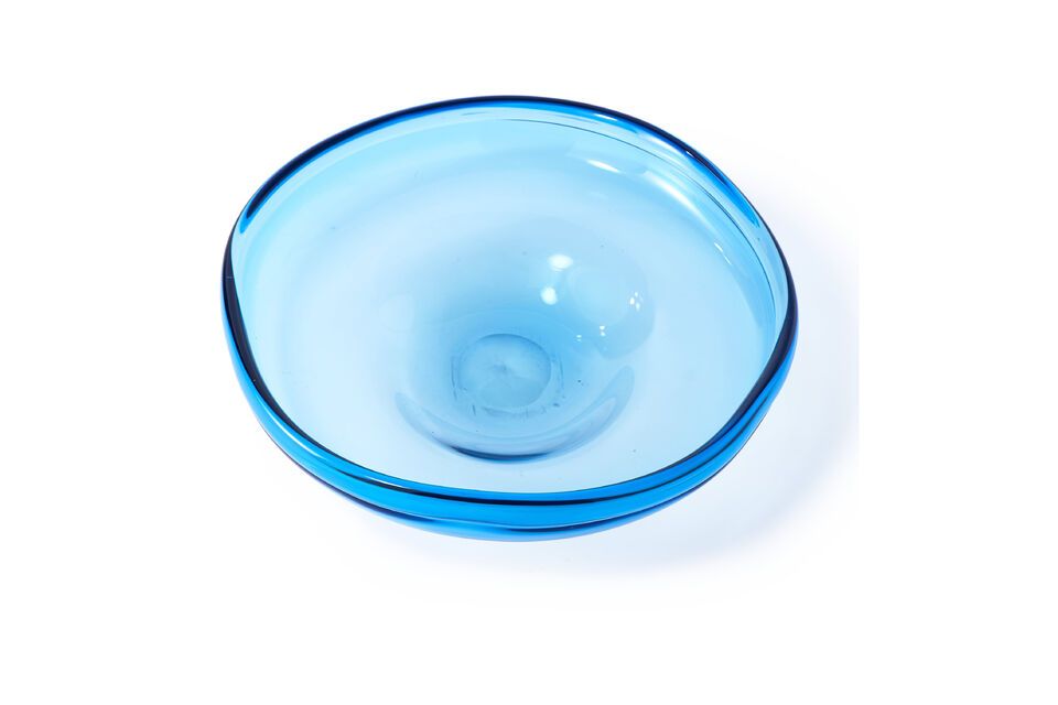 Eye light blue glass dish Pols Potten