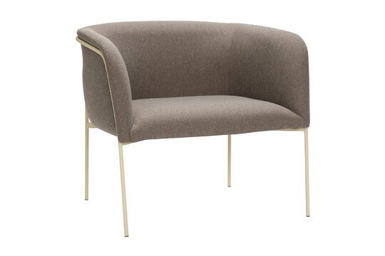 Eyrie brown fabric armchair