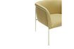 Miniature Eyrie yellow fabric armchair 6