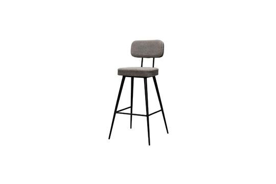 Fairfax grey cotton bar chair