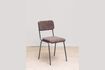 Miniature Fairmont burgundy fabric chair 1