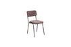 Miniature Fairmont burgundy fabric chair 6