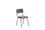 Miniature Fairmont burgundy fabric chair Clipped