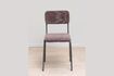 Miniature Fairmont burgundy fabric chair 2