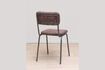 Miniature Fairmont burgundy fabric chair 3