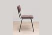 Miniature Fairmont burgundy fabric chair 4