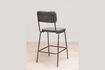 Miniature Fairmont grey metal counter chair 5