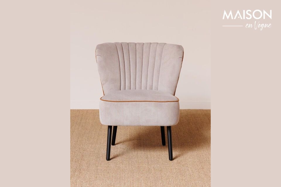 Discover comfort and elegance blended into a single design with our Beige Birch Armchair