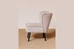 Miniature Fantaisie beige fabric armchair 5