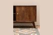 Miniature Farrah dark wood TV stand 3