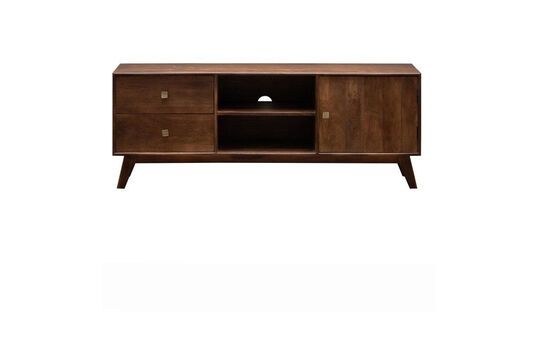 Farrah dark wood TV stand Clipped