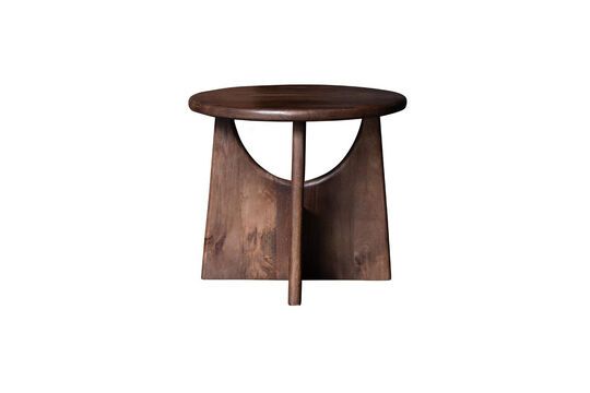 Faure dark wood side table Clipped