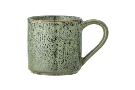 Feras green stoneware mug Clipped